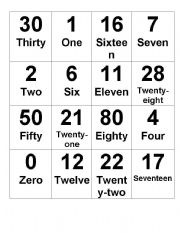 Bingo numbers