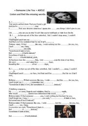 English Worksheet: 