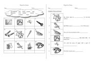 English worksheet: objects at home