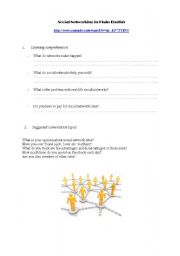 English Worksheet: Social networks and procrastination: youtube listening comprehension