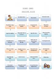 Passive Voice Board Game 