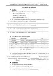 English Worksheet: writing an advertisement