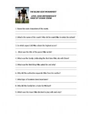 The blind side movie worksheet