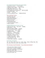 English Worksheet: Pronouns