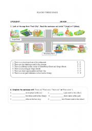 English Worksheet: Places