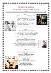 Song worksheet - Brithey Spears - Criminal