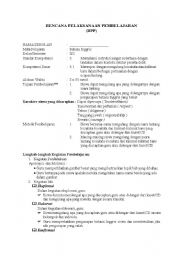 English Worksheet: lesson plan