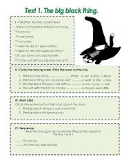 English Worksheet: TEXTS for elementary students with ready tasks. there are     texts for any situation.