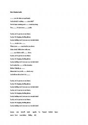 English Worksheet: Eric Clapton/Layla Song Worksheet