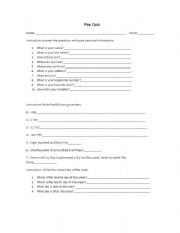 English Worksheet: Exam 