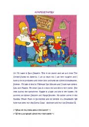 English Worksheet: A famous family!