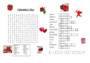 English Worksheet: valentines day games