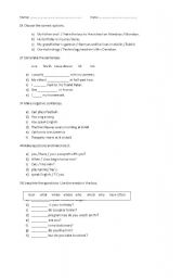 English Worksheet: Present Simple