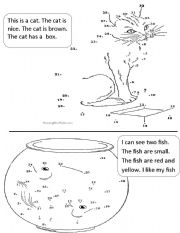 dot to dot {Reading practice}