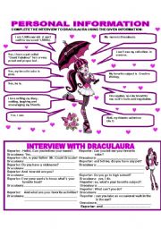 PERSONAL INFORMATION - DRACULAURA