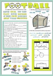 English Worksheet: FOOTBALL