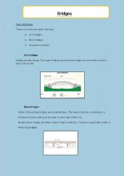 English worksheet: Bridges- comprehension 