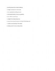 English Worksheet: Preposition - Cirlce the right one