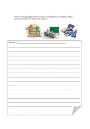 English Worksheet: introduce yourself