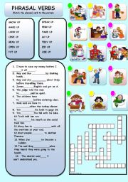 English Worksheet: PHRASAL VERBS WITH UP 