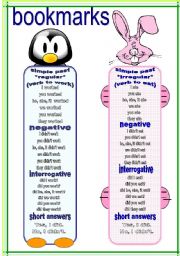 English Worksheet: bookmarks and exercises 4 (20.02.12)