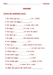 English Worksheet: Grammar