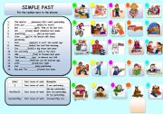 English Worksheet: SIMPLE PAST