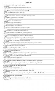 English Worksheet: advanced re write exercise