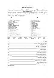 English Worksheet: passive voice