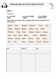 English worksheet: Pronunciation workshop