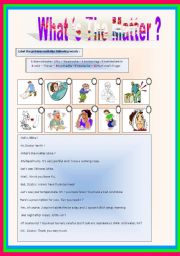 English Worksheet: Whats the matter? 