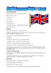 British English Money Lingo or Slang