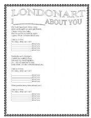 English worksheet: Ive been thinking about you-Londonart