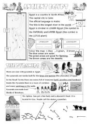 English Worksheet: Ancient Egypt