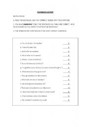 English Worksheet: ELEMENTARY GRAMMAR AUCTION