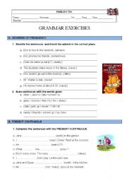 English Worksheet: grammar  worksheet