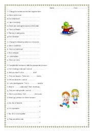 English worksheet: Grammar for Kids