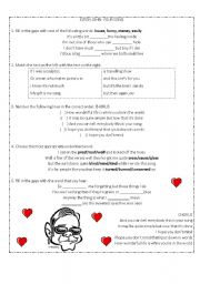 English Worksheet: Elton John - Your song 