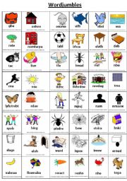 English Worksheet: wordjumbles