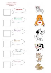 English worksheet: ANIMALS