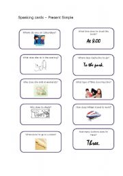 English worksheet: present simple conversation