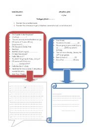 English worksheet: writing :spelling