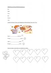 English worksheet: plurals/numbers