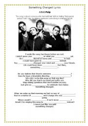 English Worksheet: 3rd Conditional - Something changed (Pulp)