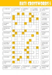 Easy Crosswords 5