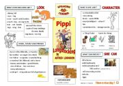 English Worksheet: Pippi Longstocking -Speaking activity ( guidelines + text )