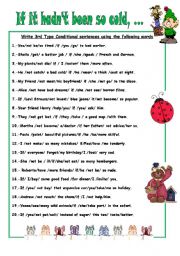 English Worksheet: Conditional sentences: Third Type