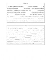 English Worksheet: In The Fun Land