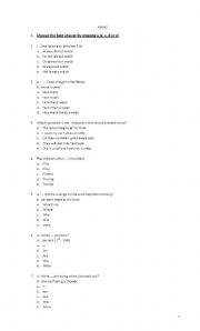 English worksheet: relative clause