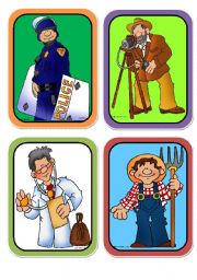 English Worksheet: occupations flashcards 2